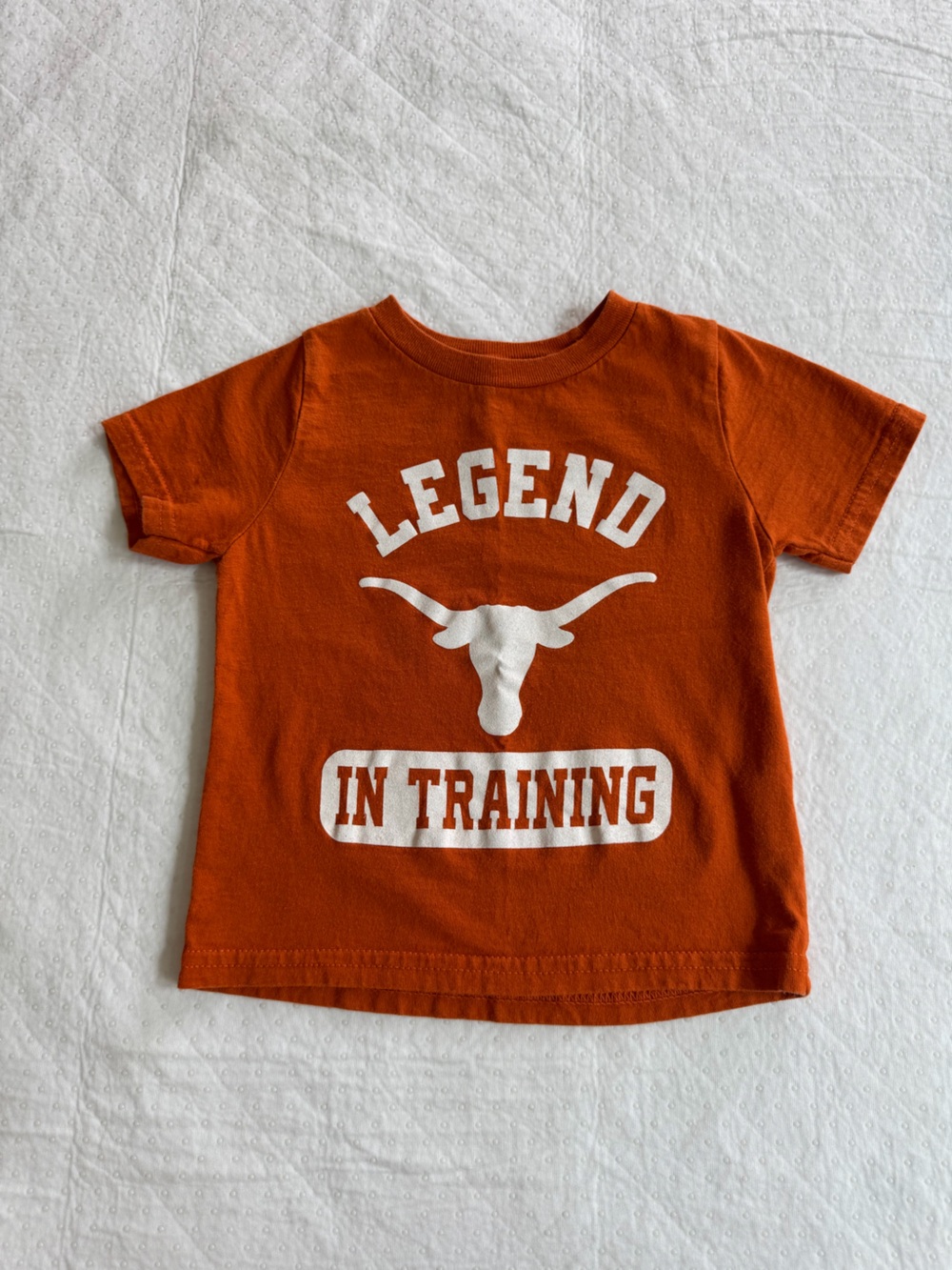 Texas Longhorns Legend In Training Shirt Size 2T